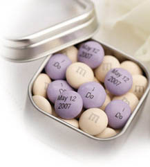 Personalized M&Ms Make Great Gifts, Wedding Favors, Party Foods